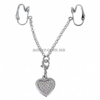 Затискачі для клітора Intimate Heart-shaped Chain - Інтернет-магазин спільних покупок ToGether