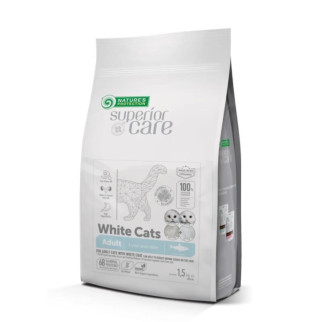 Корм Superior Care White Cats Grain Free with Herring Adult all breeds сухий беззерновий з оселедцем для дорослих котів із білим забарвленням шерсті 1.5 кг - Інтернет-магазин спільних покупок ToGether