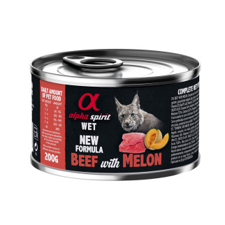 Корм Alpha Spirit Beef with Melon for Adult Cat вологий з яловичиною та динею для дорослих котів 200 гр - Інтернет-магазин спільних покупок ToGether