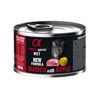 Корм Alpha Spirit Iberian Pork With Yellow Apple з іберійською свининою та яблуками для дорослих котів 200 гр - Інтернет-магазин спільних покупок ToGether