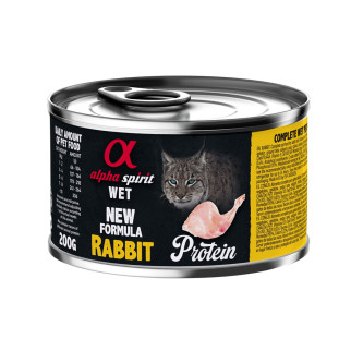 Корм Alpha Spirit Rabbit for Adult Cats вологий з кроликом для дорослих котів 200 гр - Інтернет-магазин спільних покупок ToGether