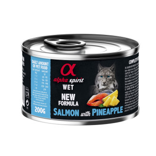 Корм Alpha Spirit Salmon with Pineapple for Adult Cats вологий з лососем для дорослих котів 200 гр - Інтернет-магазин спільних покупок ToGether