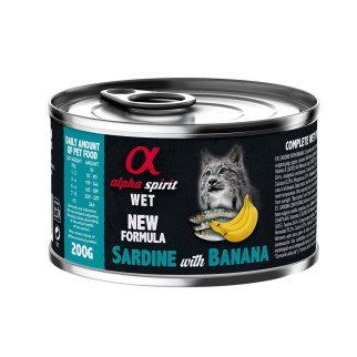 Корм Alpha Spirit Sardine with Banana for Adult Cats вологий з сардиною для дорослих котів 200 гр - Інтернет-магазин спільних покупок ToGether