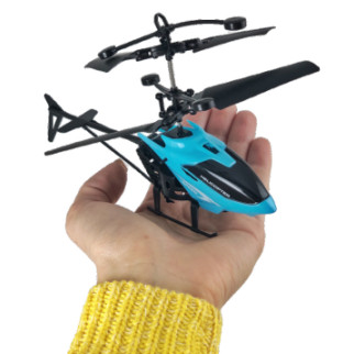 Вертоліт з сенсорним керуванням рукою Sky Shock usb синій ХІТ - Інтернет-магазин спільних покупок ToGether