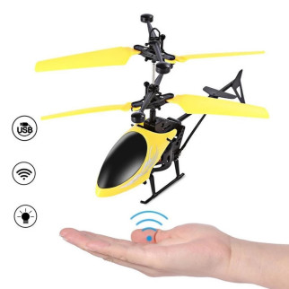 Вертоліт з сенсорним керуванням рукою Sky Shock usb жовтий - Інтернет-магазин спільних покупок ToGether