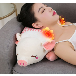Масажна подушка Piggy з 20 масажними роликами, прогріванням та таймером. - Інтернет-магазин спільних покупок ToGether