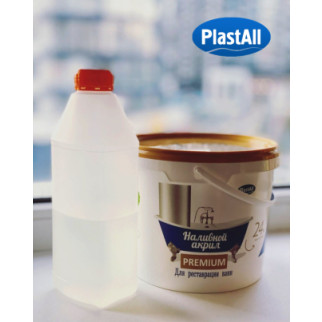 Рідкий наливний акрил для реставрації підвіконь Plastall Premium 2,9 кг - Інтернет-магазин спільних покупок ToGether