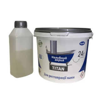 Акрилова фарба для реставрації акрилової ванни Plastall Titan 1.5 м Оригінал - Інтернет-магазин спільних покупок ToGether