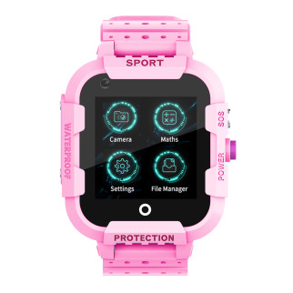 Дитячий розумний смарт годинник Baby Smart Watch Df39Z Original з відеодзвінком 4G Рожевий - Інтернет-магазин спільних покупок ToGether