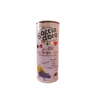 Олія виноградної кісточки Goccia d'oro - виногадна олія - 1л (ІТАЛІЯ) - ОРИГІНАЛ - Інтернет-магазин спільних покупок ToGether