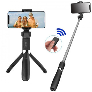 Селфі палиця штатив тринога для телефону 3 в 1 Selfie Stick L01 тринога з кнопкою пультом Bluetooth монопод Bluetooth - Інтернет-магазин спільних покупок ToGether