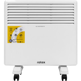 Електричний конвектор Rotex RCH11-X обігрівач 1000 Вт термостат 10 м2 настінний підлоговий білий - Інтернет-магазин спільних покупок ToGether