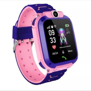 Дитячий Смарт Годинник Smart Baby Watch Q12 SIM /Bluetooth /LBS/GPS Рожевий - Інтернет-магазин спільних покупок ToGether