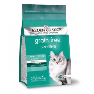 Сухий корм для кішок Arden Grange Adult Sensitive Cat для чутливого травлення 2кг - Інтернет-магазин спільних покупок ToGether