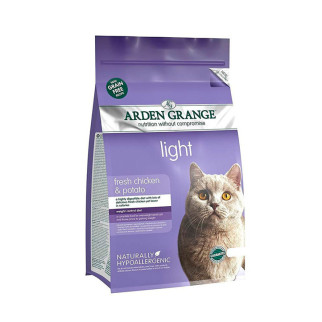 Сухий корм для кішок Arden Grange Adult Cat Light зі свіжої куркою та картоплею 2кг - Інтернет-магазин спільних покупок ToGether