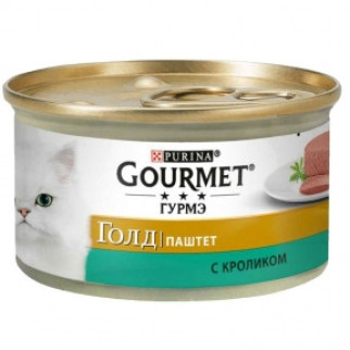 Вологий корм для котів Gourmet Gold Мус з кроликом 85г - Інтернет-магазин спільних покупок ToGether