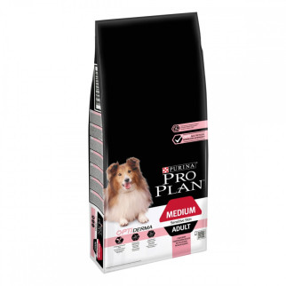 Pro Plan ADULT MEDIUM Sensitive Skin OPTIDERMA Корм для дорослих собак середніх порід із лососем і рисом 14 кг - Інтернет-магазин спільних покупок ToGether