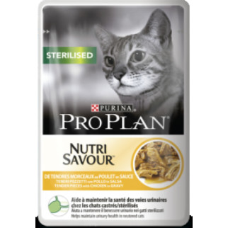 Pro Plan NUTRISAVOUR Sterilised з куркою для стерилізованих кішок 85г - Інтернет-магазин спільних покупок ToGether