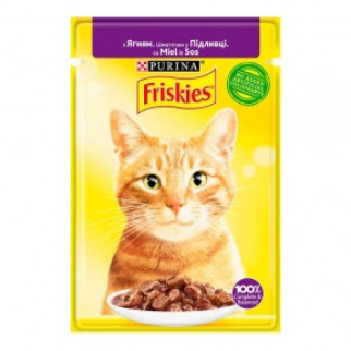 Вологий корм для кішок Friskies NEW ягня в підливі 85г - Інтернет-магазин спільних покупок ToGether