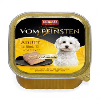 Вологий корм для собак Animonda Vom Feinsten яловичина, яйця і шинка 150г - Інтернет-магазин спільних покупок ToGether