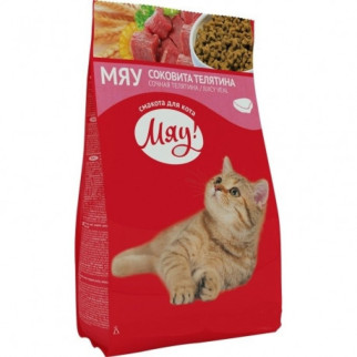 Мяу С телятиной - сухой корм для кошек 14 кг - Інтернет-магазин спільних покупок ToGether