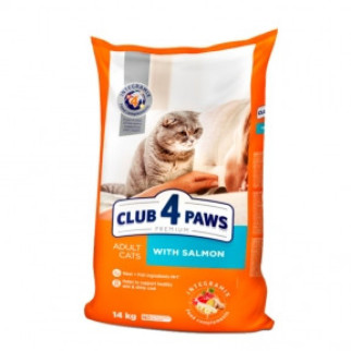 Сухий корм для кішок Club 4 paws Premium Adult з лососем 14кг - Інтернет-магазин спільних покупок ToGether