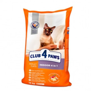 Club 4 paws (Клуб 4 лапи) Premium Indoor для кішок, що живуть в приміщенні 14кг - Інтернет-магазин спільних покупок ToGether