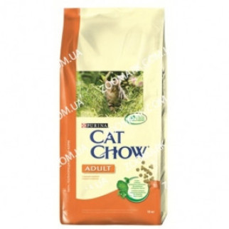 Сухий корм для кішок Cat Chow Adult з куркою та індичкою 15кг - Інтернет-магазин спільних покупок ToGether