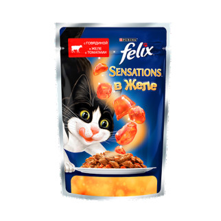 Felix Sensations c яловичиною і томатами в желе 100г - Інтернет-магазин спільних покупок ToGether