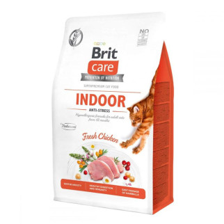 Brit Care Cat Grain-Free Indoor Anti-Stress сухий корм для котів, що мешкають у приміщенні 400 г - Інтернет-магазин спільних покупок ToGether