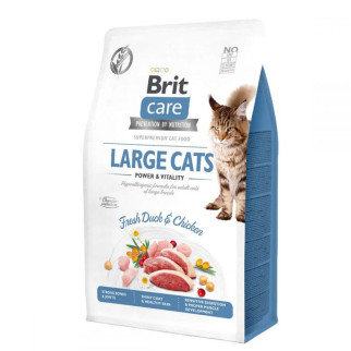 Brit Care Cat Grain-Free Large Cats Power and Vitality сухий корм для котів великих порід 400 г - Інтернет-магазин спільних покупок ToGether