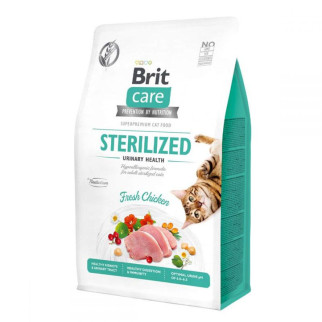 Brit Care Cat Grain-Free Sterilized Urinary Health корм для стерилізованих кішок 400 г - Інтернет-магазин спільних покупок ToGether