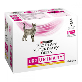 Purina Veterinary Diets UR Urinary Feline лікувальні консерви для кішок з куркою пауч 85 г - Інтернет-магазин спільних покупок ToGether