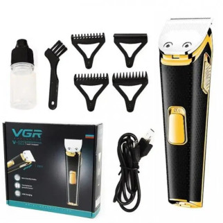 Бездротова машина для стрижки VGR V-022, Чорний. Тример для стрижки волосся та бороди для чоловіків - Інтернет-магазин спільних покупок ToGether