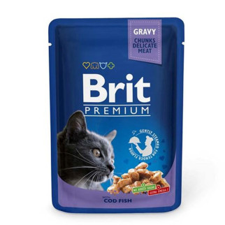 Brit Premium Cat pouch з тріскою 100г 100г - Інтернет-магазин спільних покупок ToGether
