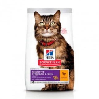 Hills (Хіллс) Adult Sensitive Stomach Skin — Сухий корм для котів 0,3 кг - Інтернет-магазин спільних покупок ToGether