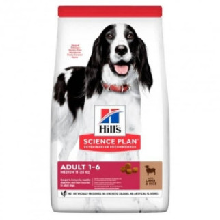 Hills SP Adult Medium для дорослих собак середніх порід з ягням та рисом 2,5 кг - Інтернет-магазин спільних покупок ToGether
