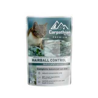 Carpathian Pet Food Hairball Control Duck з качкою для виведення шерсті - Інтернет-магазин спільних покупок ToGether