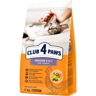 Club 4 paws (Полуб 4 лапи) Premium Indoor сухий корм для кішок, що мешкають у приміщенні - Інтернет-магазин спільних покупок ToGether