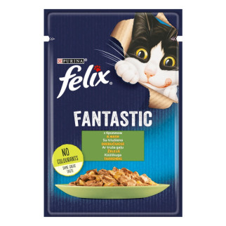 Purina Felix Вологий корм для кішок, кролик у желе 85 г - Інтернет-магазин спільних покупок ToGether