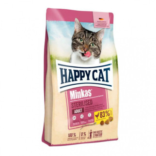 Happy Cat Minkas Sterilised Geflugel — Сухий корм для стерилізованих кішок із птицею 10 кг - Інтернет-магазин спільних покупок ToGether
