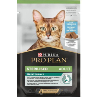 Purina Pro Plan Sterilised Вологий корм для стерилізованих кішок із тріскою 75 г - Інтернет-магазин спільних покупок ToGether