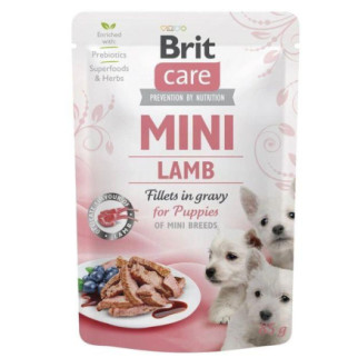 Brit Care Mini Puppy Lamb Вологий корм для цуценят філе ягняти в соусі 85 г - Інтернет-магазин спільних покупок ToGether