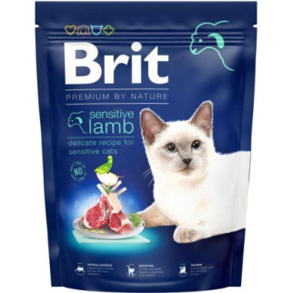 Brit Premium Сухий корм для дорослих кішок із чутливим травленням з ягням 0,3 кг - Інтернет-магазин спільних покупок ToGether