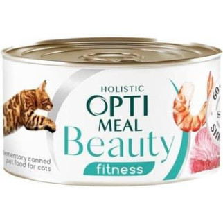 Optimeal Beauty Fitness для кішок смугастий тунець у соусі з креветками 70 г - Інтернет-магазин спільних покупок ToGether
