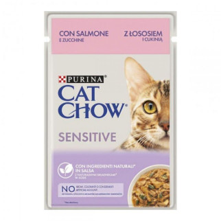 Cat Chow 85 г лосось і цукіні в желе для котів 5521 - Інтернет-магазин спільних покупок ToGether