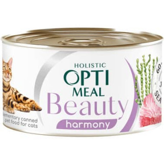 Optimeal Beauty Harmony для кішок смугастий тунець у желе з морськими водоростями 70 г - Інтернет-магазин спільних покупок ToGether