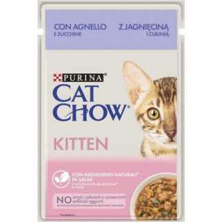 Cat Chow консерви для кошенят ягняти та цукіні в желе 85г - Інтернет-магазин спільних покупок ToGether