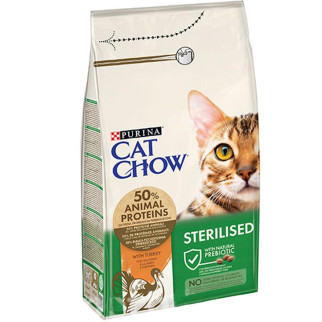 Cat Chow Sterilized сухий корм для стерилізованих котів з індичкою 15 кг - Інтернет-магазин спільних покупок ToGether