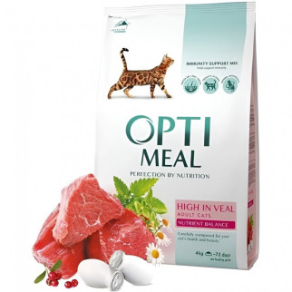 Optimeal для кішок із високим вмістом яловичини та сорго 1,5 кг - Інтернет-магазин спільних покупок ToGether